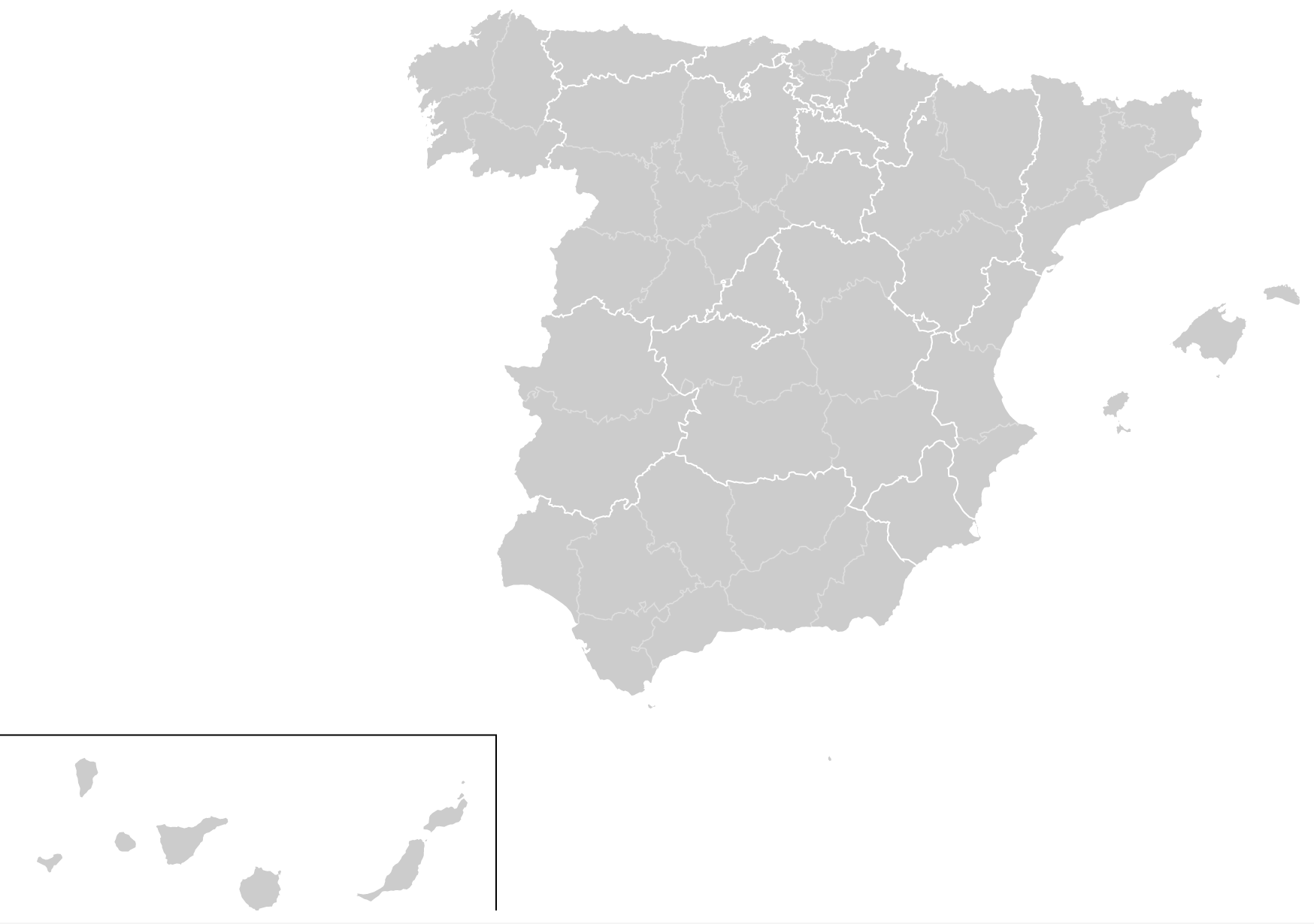 Base Spain Map