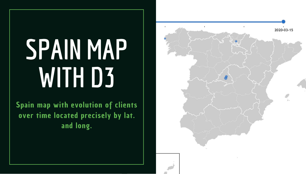 Spain map with D3
